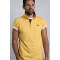 Lemon - Side - Weird Fish Mens Miles Pique Organic Polo Shirt