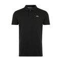 Black - Front - Weird Fish Mens Miles Pique Organic Polo Shirt