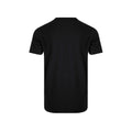 Black - Back - Weird Fish Mens Logo Organic Cotton T-Shirt