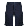 Navy - Front - Weird Fish Mens Rigney Cargo Shorts