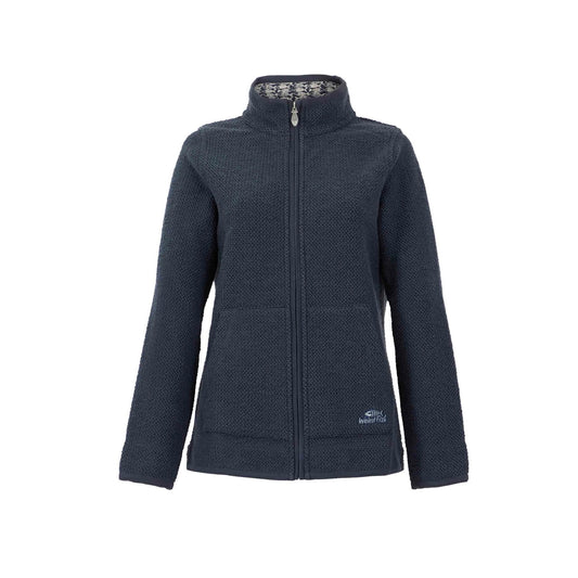 Navy - Front - Weird Fish Womens-Ladies Sontee Macaroni Eco Friendly Jacket