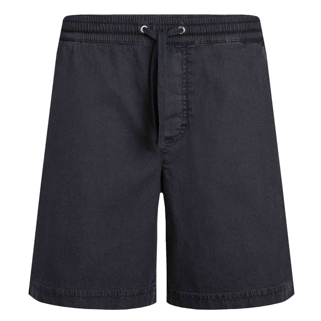 Navy - Front - Weird Fish Mens Weston Canvas Shorts