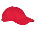 Retro Red - Front - Weird Fish Bude Logo Twill Baseball Cap