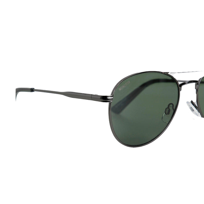 Gunmetal - Back - Weird Fish Fernando Aviator Sunglasses