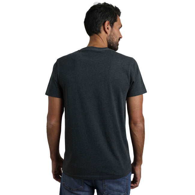 Washed Black - Side - Weird Fish Mens Summer Sector Graphic T-Shirt