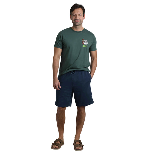 Navy - Pack Shot - Weird Fish Mens Hamilton Sunwashed Shorts