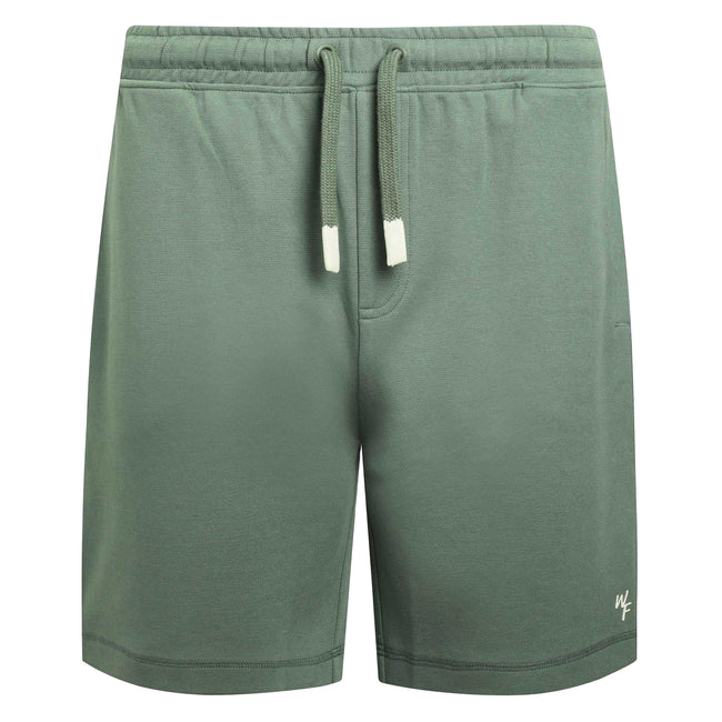 Army Green - Front - Weird Fish Mens Crawford Loop Back Shorts