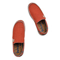 Rust - Back - Weird Fish Mens Sole Slip-on Shoes