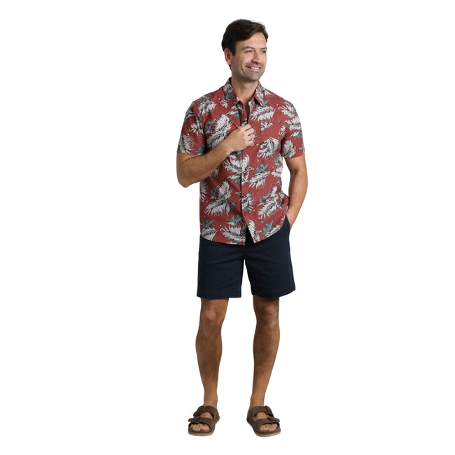Paprika - Lifestyle - Weird Fish Mens Faraway Leaf Print Organic Cotton Shirt