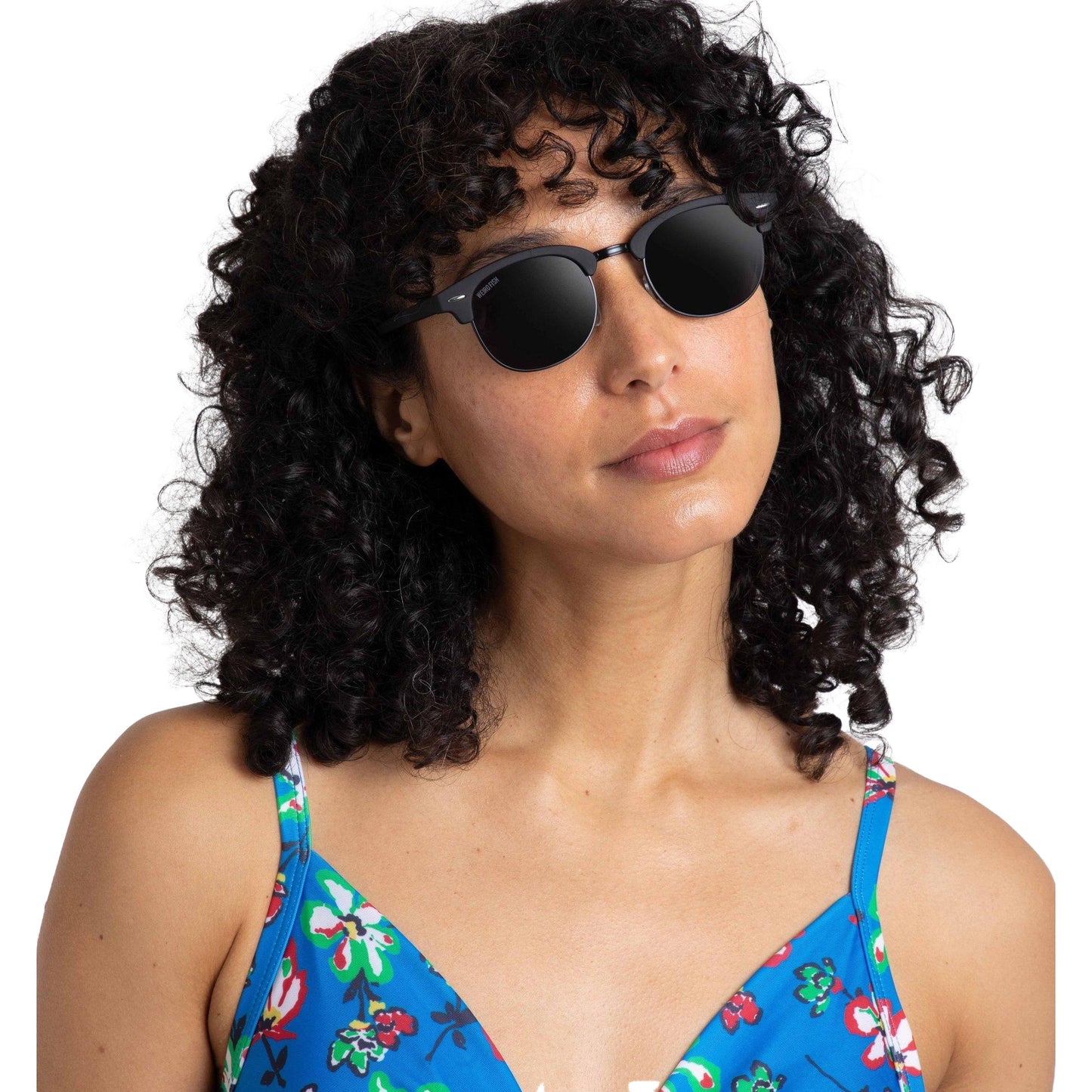 Black - Side - Weird Fish Johnson Clubmaster Sunglasses