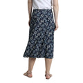 Black Iris - Lifestyle - Weird Fish Womens-Ladies Tiya Floral EcoVero Godet Midi Skirt
