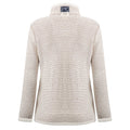Ecru - Back - Weird Fish Womens-Ladies Sontee Full Zip Fleece Jacket