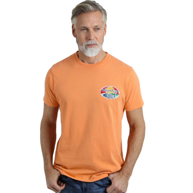 Pumpkin - Side - Weird Fish Mens Land And Sea Graphic Back Print T-Shirt