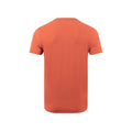 Rust Orange - Back - Weird Fish Mens Waves T-Shirt