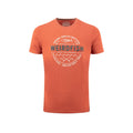 Rust Orange - Front - Weird Fish Mens Waves T-Shirt