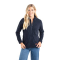 Midnight - Pack Shot - Weird Fish Womens-Ladies Cheryl Textured Full Zip Fleece Jacket