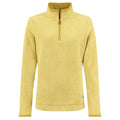 Antique Moss - Front - Weird Fish Womens-Ladies Sarah Textured Quarter Zip Fleece Top