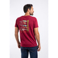 Garnet Red - Lifestyle - Weird Fish Mens Sling Your Hook Back Print T-Shirt