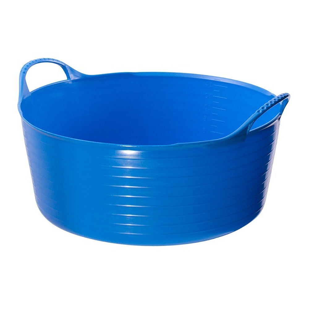 One Colour - Back - Red Gorilla Tubtrug Small Shallow Blue 15L