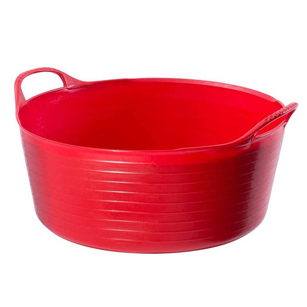 One Colour - Back - Red Gorilla Tubtrug Small Shallow 15L