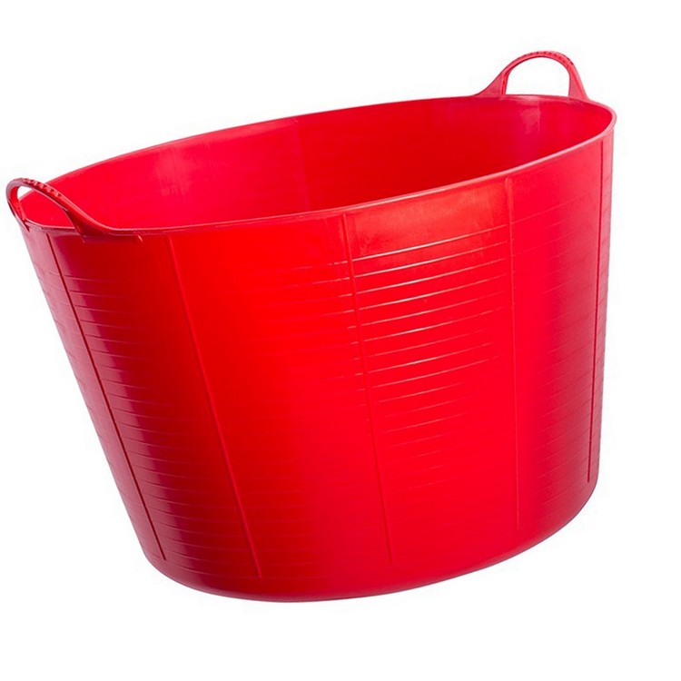 One Colour - Back - Red Gorilla Tubtrug Extra Large 75L