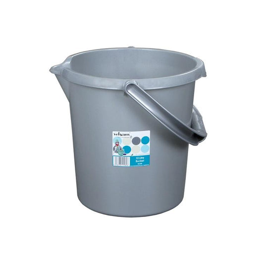 One Colour - Front - Casa 10L Bucket Silver