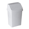 One Colour - Side - Casa 8L Swing Bin Ice White