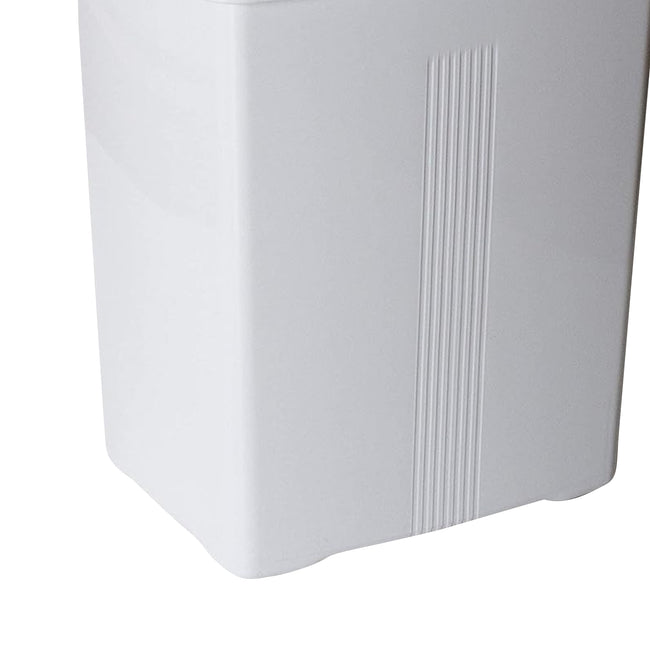 One Colour - Pack Shot - Casa 8L Swing Bin Ice White
