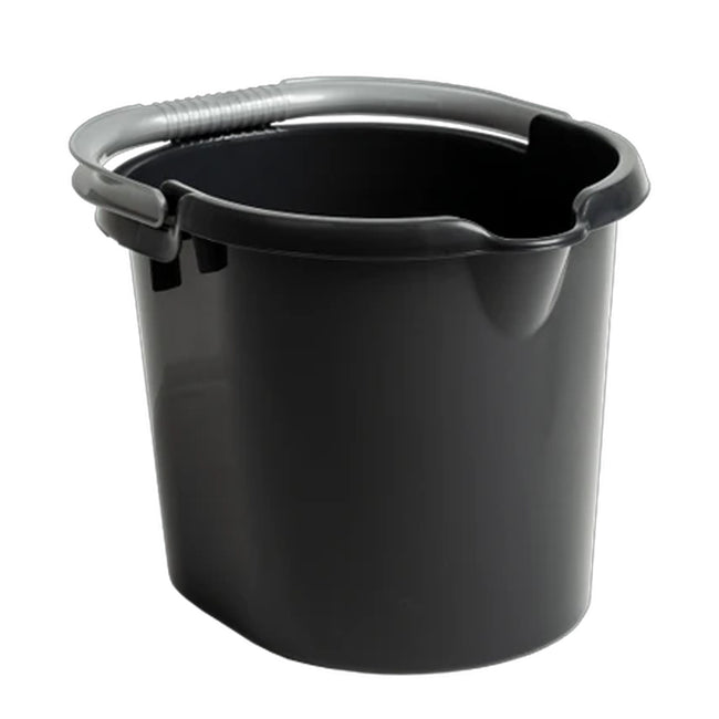 One Colour - Side - Casa 16L Mop Bucket Midnight Black