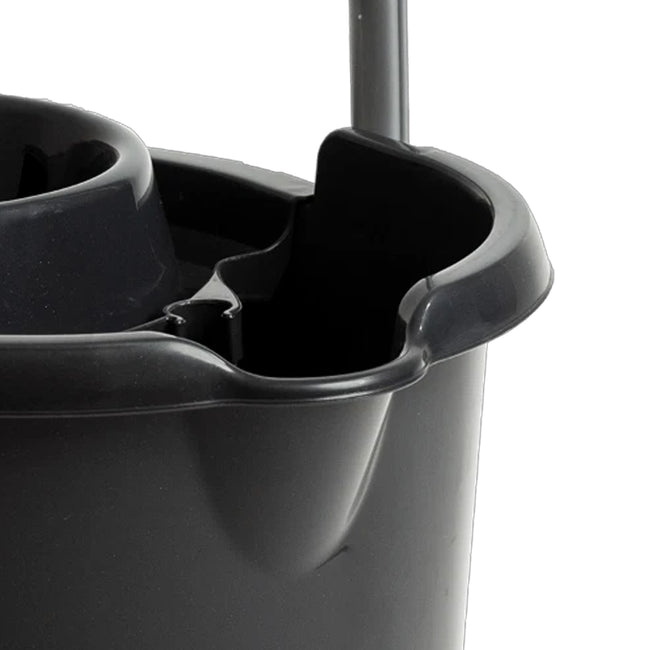 One Colour - Pack Shot - Casa 16L Mop Bucket Midnight Black