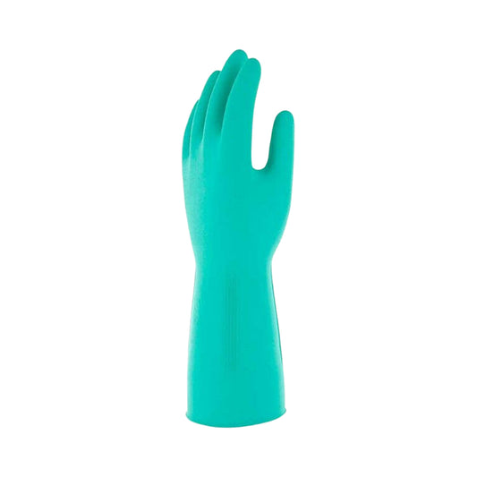 One Colour - Front - Marigold Longer Bathroom Gloves Large