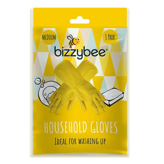 One Colour - Front - Bizzybee Household Gloves Medium
