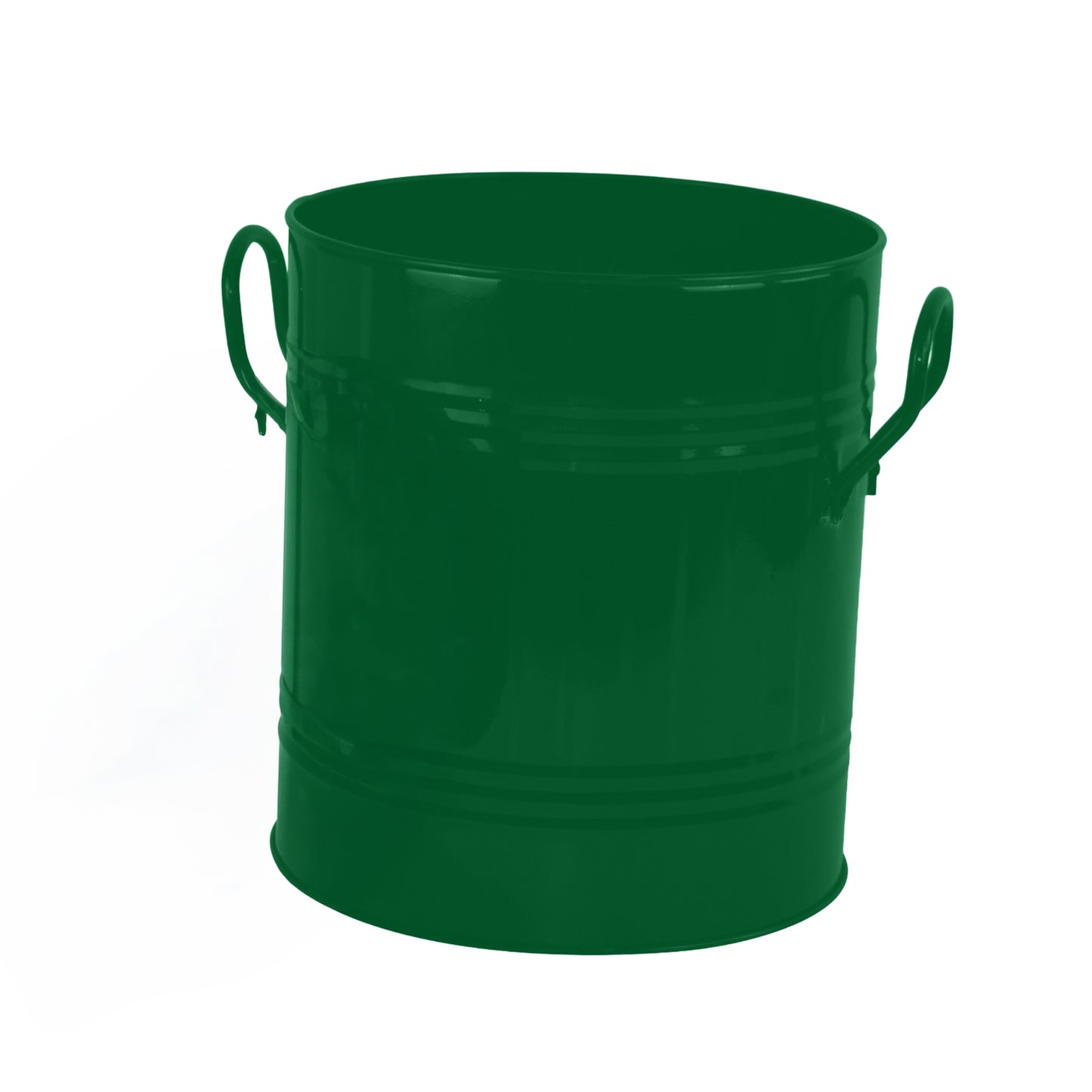 One Colour - Pack Shot - Leecroft Metal Mini Bin Green 12 x 10''