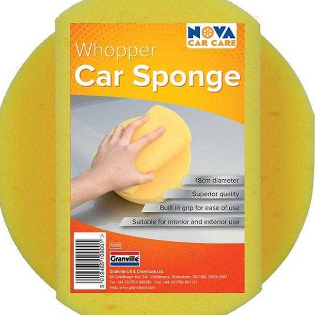 One Colour - Pack Shot - Nova Whopper Car Sponge