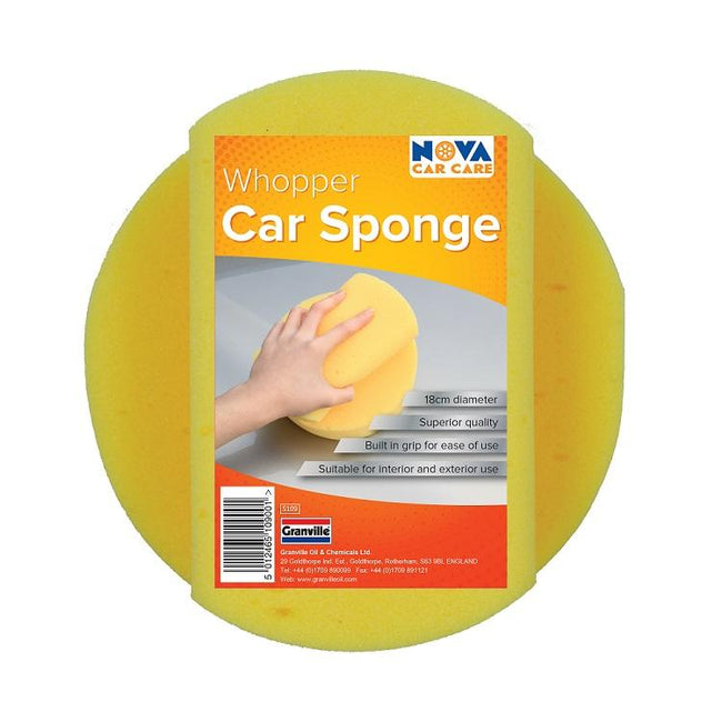 One Colour - Front - Nova Whopper Car Sponge