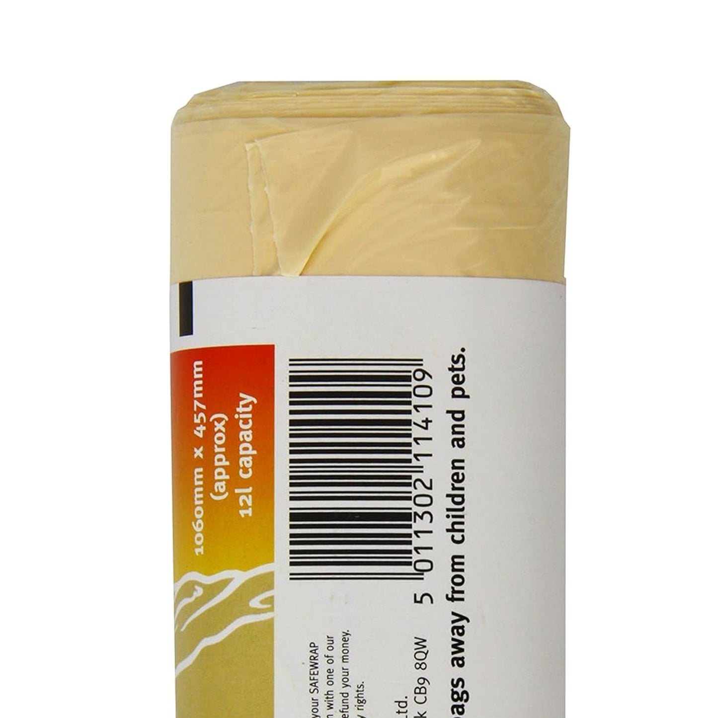 One Colour - Pack Shot - Safewrap Pedal Bin Liners 12L 30pk