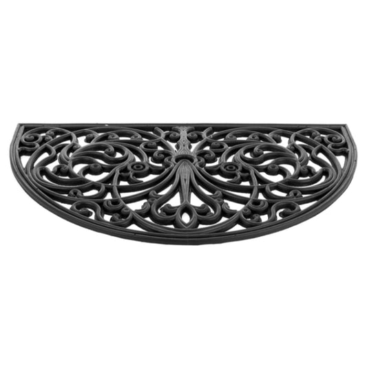 One Colour - Front - Sentry Bishop Half Moon Rubber Mat No 3 18 x 30''