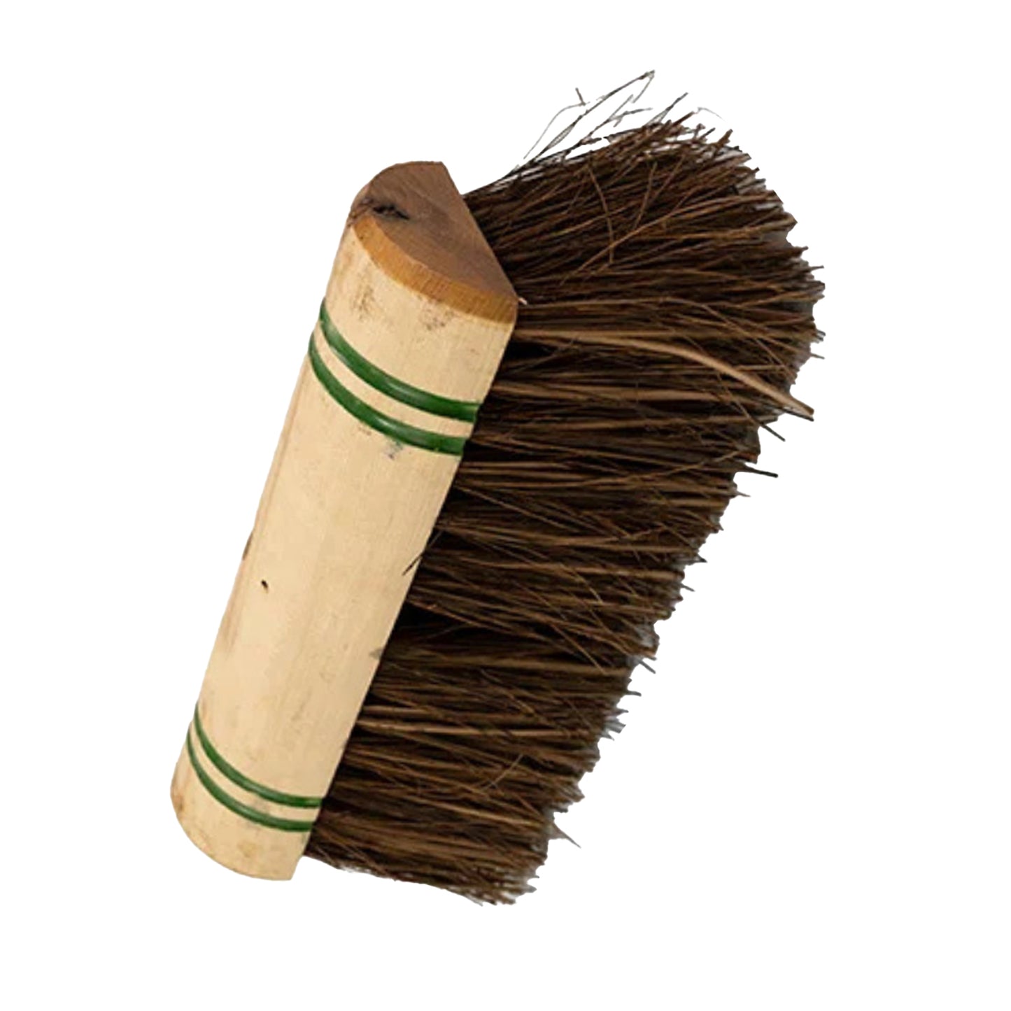 One Colour - Back - Head Only 12'' Bassine Yard Scavenger Broom Threaded