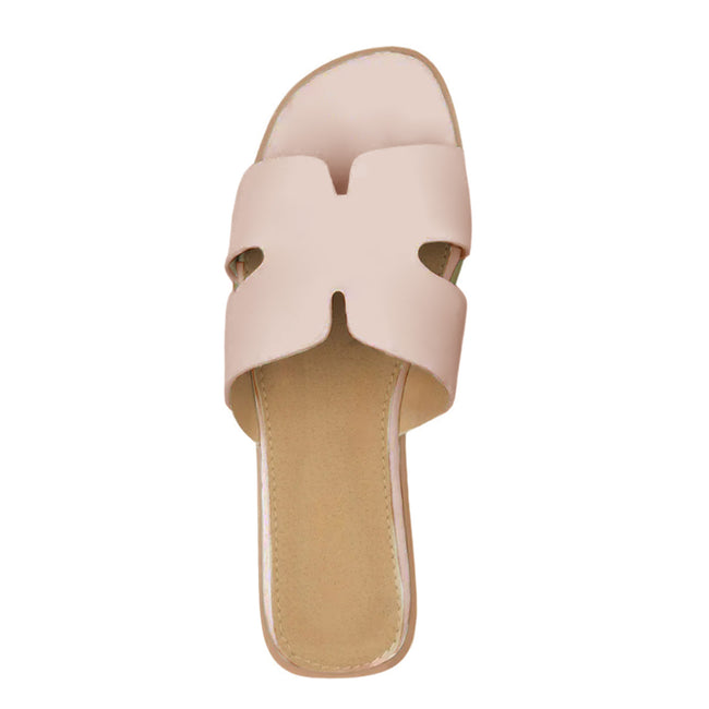 Nude - Front - Where´s That From Womens-Ladies Mae Instep Strap Sandals