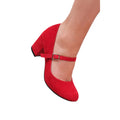 Red - Lifestyle - Where´s That From Womens-Ladies Araceli Extra Wide Block Heel Mary Janes