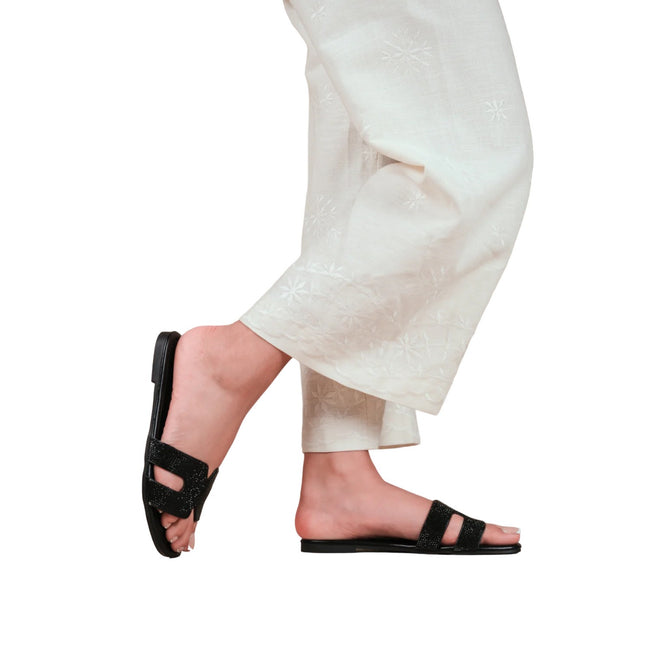 Black - Back - Where´s That From Womens-Ladies Mircle Diamante Sliders