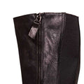 Black - Back - Where´s That From Womens-Ladies Lara Faux Leather Side Zip Wedge Mid Calf Boots