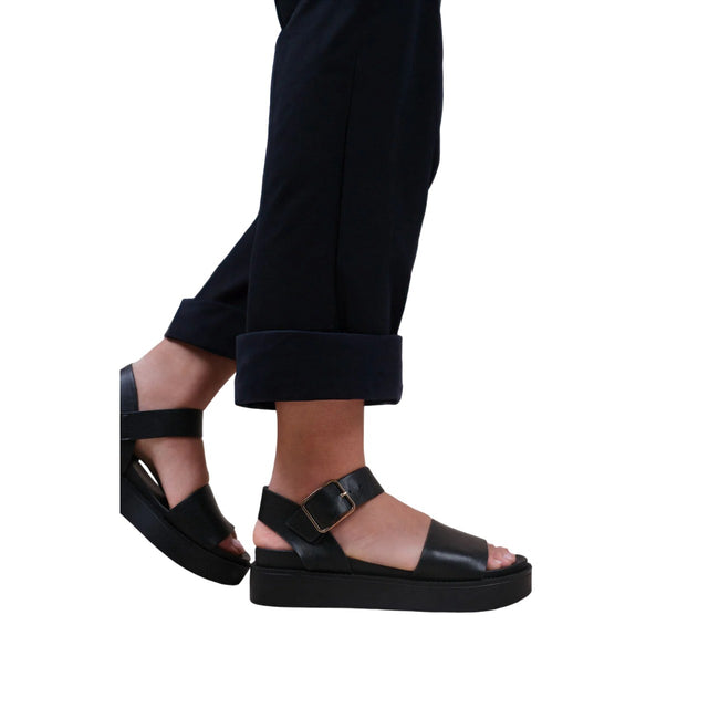 Black - Back - Where´s That From Womens-Ladies Phoenix PU Sandals