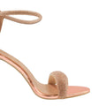 Rose Gold - Side - Where´s That From Womens-Ladies Sabra Diamante High Stiletto Heel Sandals