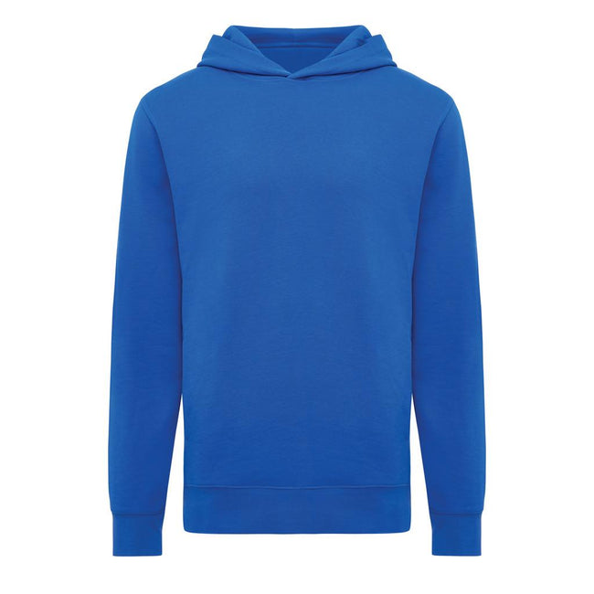 Royal Blue - Back - Iqoniq Unisex Adult Yengo Recycled Cotton Side Pocket Hoodie