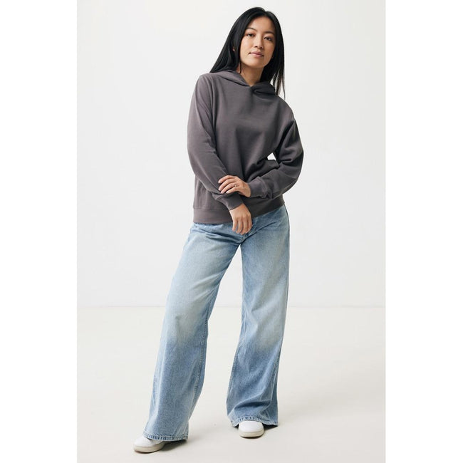 Anthracite - Pack Shot - Iqoniq Unisex Adult Yengo Recycled Cotton Side Pocket Hoodie