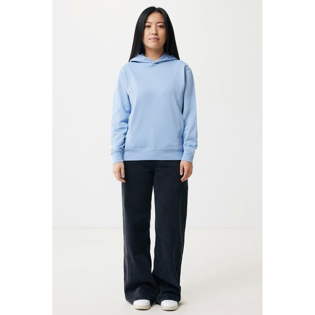 Sky Blue - Pack Shot - Iqoniq Unisex Adult Yengo Recycled Cotton Side Pocket Hoodie