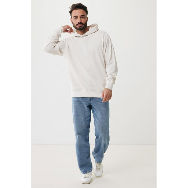 Ivory White - Pack Shot - Iqoniq Unisex Adult Yengo Recycled Cotton Side Pocket Hoodie