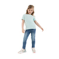 Crushed Mint - Side - Iqoniq Childrens-Kids Koli Recycled Cotton Lightweight T-Shirt