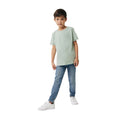 Iceberg Green - Side - Iqoniq Childrens-Kids Koli Recycled Cotton Lightweight T-Shirt